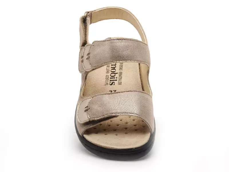 Mephisto 163GETHA Beige Sandales à Talons Femme