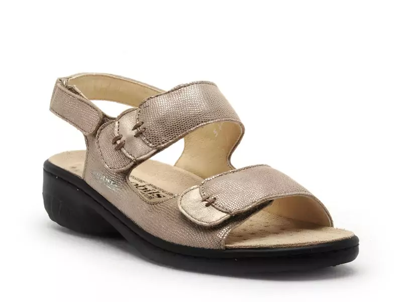 Mephisto 163GETHA Beige Sandales à Talons Femme