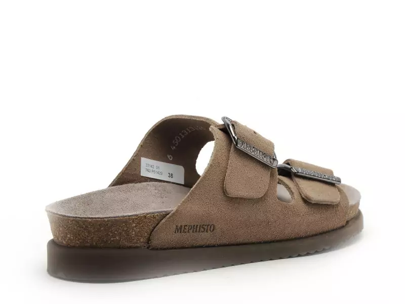 Mephisto 763 P5142954 HESTER Beige Mules et Sabots à Talons Femme