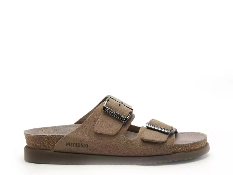 Mephisto 763 P5142954 HESTER Beige Mules et Sabots à Talons Femme