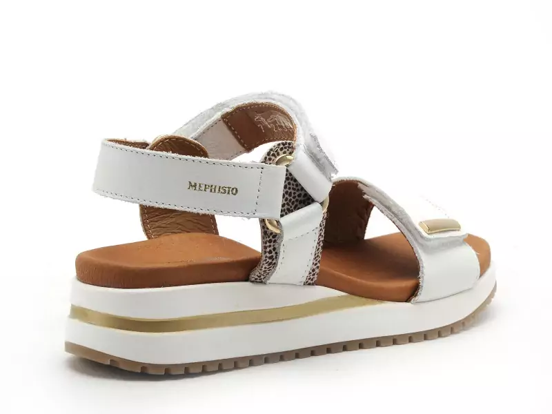 Mephisto 419 P5142127 JEANIE Blanc Sandales à Talons Femme
