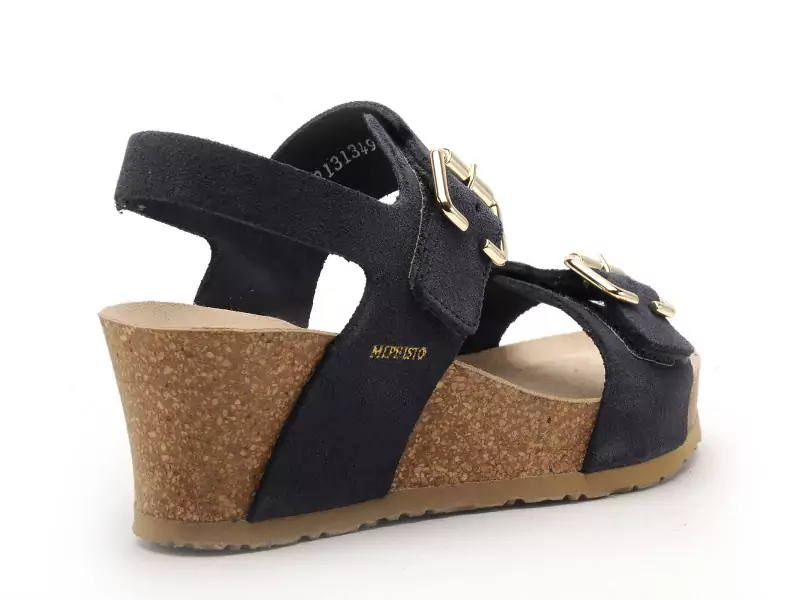 Mephisto 2321 P5144382 LISSANDRA Bleu Sandales à Talons Femme