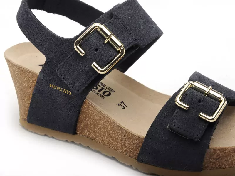 Mephisto 2321 P5144382 LISSANDRA Bleu Sandales à Talons Femme