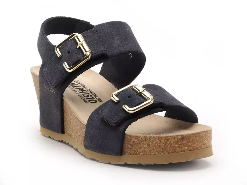 Mephisto 2321 P5144382 LISSANDRA Bleu Sandales à Talons Femme