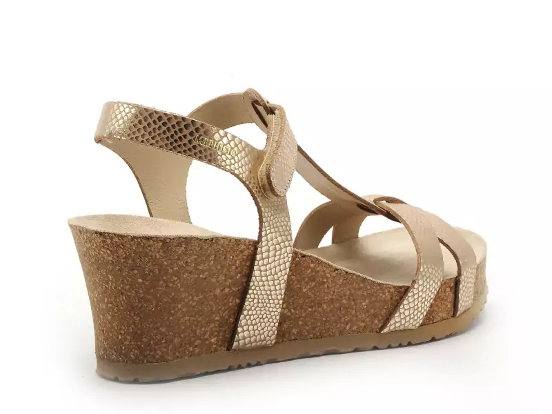Mephisto 2824 P5141929 LIVIANE Or Sandales à Talons Femme