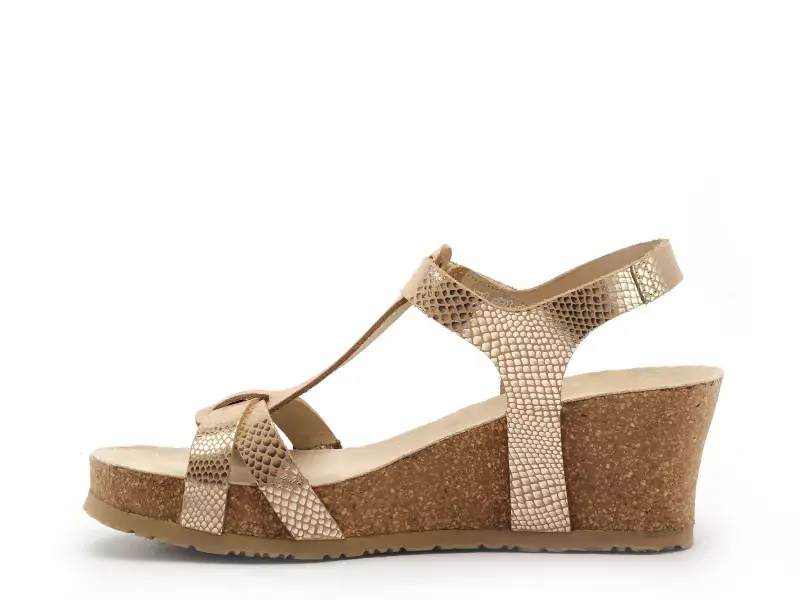 Mephisto 2824 P5141929 LIVIANE Or Sandales à Talons Femme