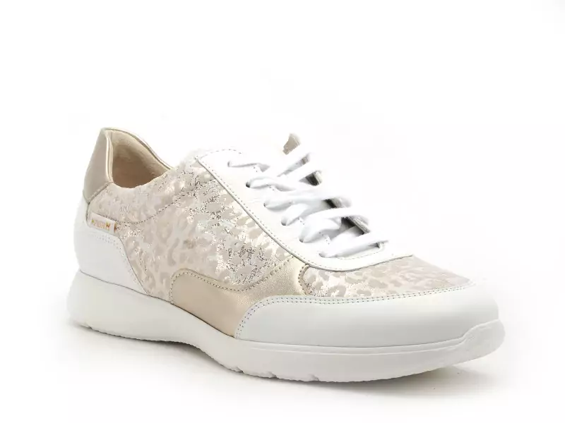 Mephisto 7100P5147581 MENDY Or Baskets Basses Femme