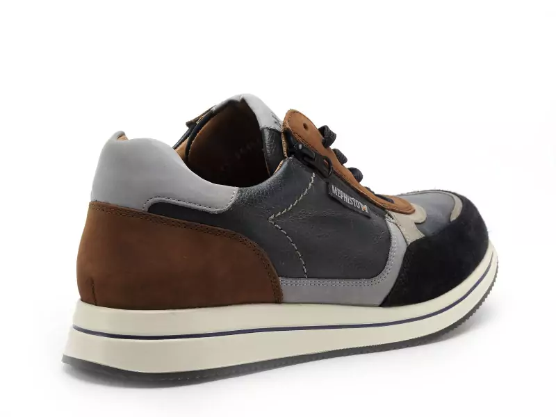 Mephisto 6360P5146846 GILFORD Bleu Baskets Basses Homme