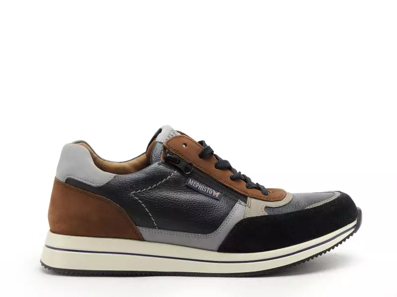 Mephisto 6360P5146846 GILFORD Bleu Baskets Basses Homme