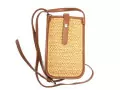Pieces SAC PORTABLE PCTIKA JUTE PHONE BAG FC Beige Accessoires Femme