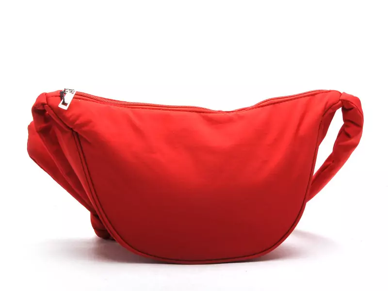 Pieces SAC PCAMANDA KNOT BUMBAG Rouge Accessoires Femme