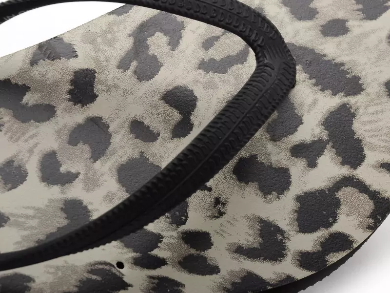 Pieces PCSUMMER PRINT FLIP FLOP HG Multicolore Mules et Sabots Plats Femme