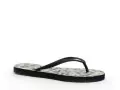 Pieces PCSUMMER PRINT FLIP FLOP HG Multicolore Mules et Sabots Plats Femme
