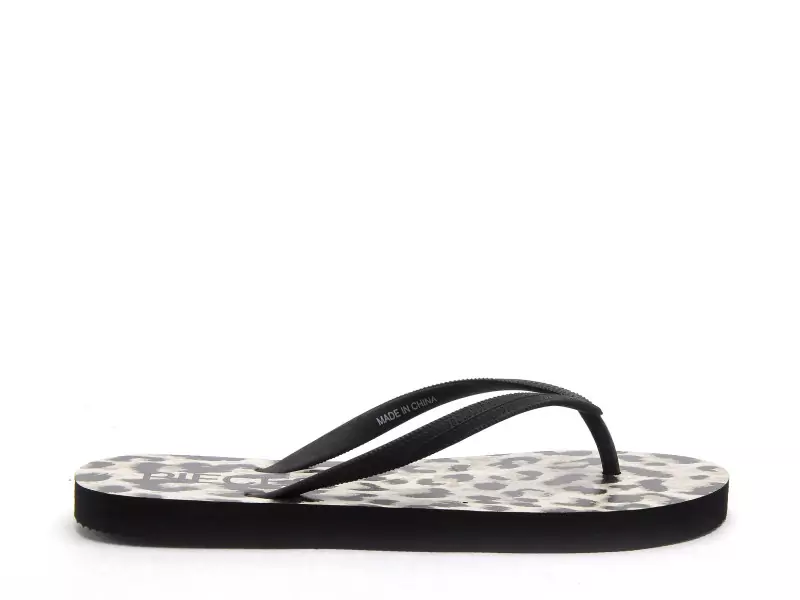 Pieces PCSUMMER PRINT FLIP FLOP HG Multicolore Mules et Sabots Plats Femme