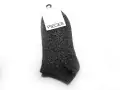 Pieces CHAUSSETTES PCSEBBY GLITTER SNEAKER Argent Accessoires Femme