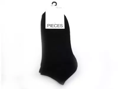 CHAUSSETTES PCSEBBY GLITTER SNEAKER Noir