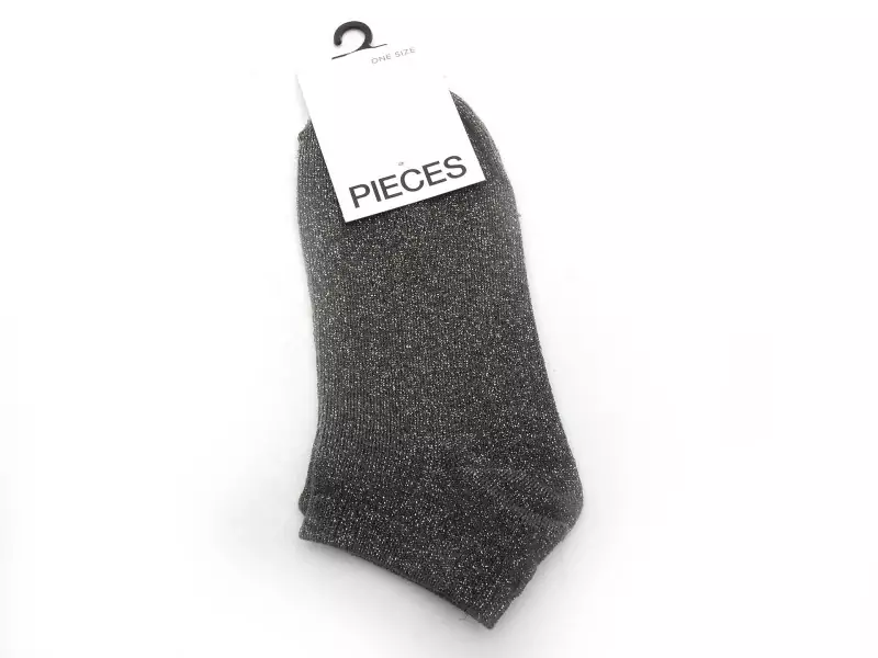 Pieces CHAUSSETTES PCSEBBY GLITTER SNEAKER Kaki Accessoires Femme