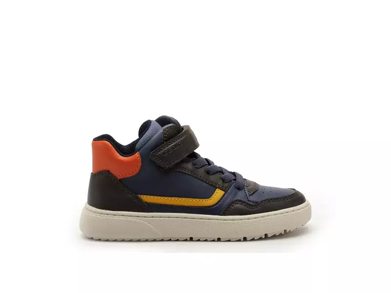 Geox J THELEVEN BOY J56LDB Multicolore Baskets Montantes Garçon