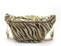 Pieces SAC PCPARIS ZEBRA CANVAS BUMBAG Beige Accessoires Femme