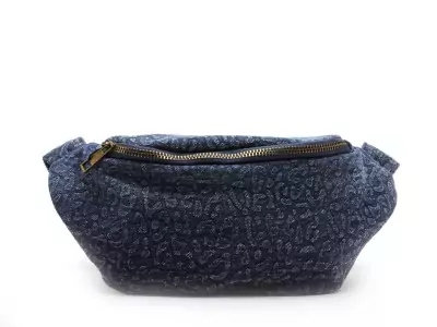 SAC PCNAINA DENIM BUMBAG FC Bleu Accessoires Femme