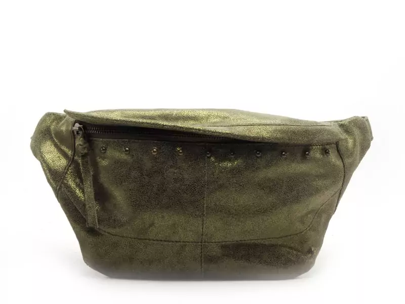 Pieces SAC PCDAINO LEATHER BUMBAG FC Kaki Accessoires Femme