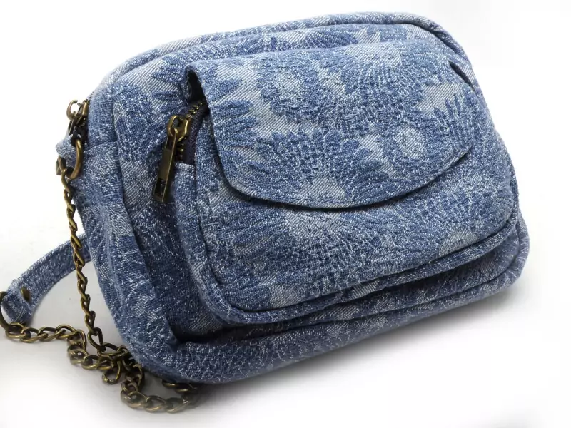 Pieces SAC PCNAINA DENIM CROSS BODY FC Bleu Accessoires Femme