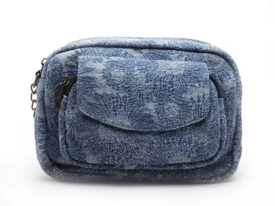 SAC PCNAINA DENIM CROSS BODY FC Bleu