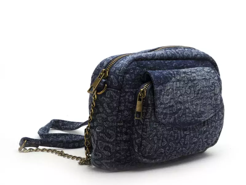 Pieces SAC PCNAINA DENIM CROSS BODY FC Bleu Accessoires Femme