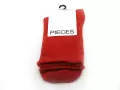 Pieces CHAUSSETTES PCSEBBY GLITTER LONG 1 PACK Rouge Accessoires Femme