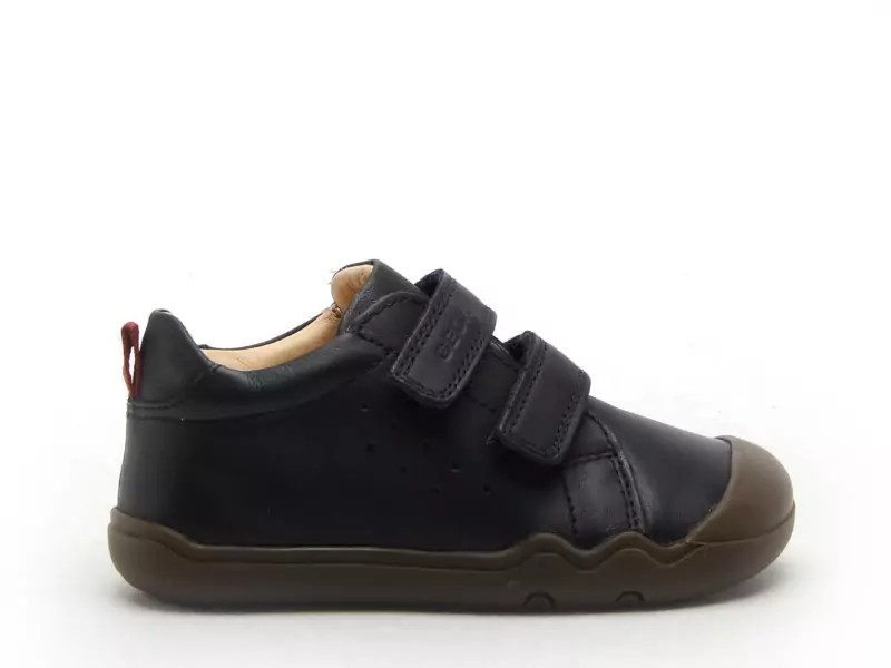Geox B STEPPIEUP BOY B465WA Bleu Baskets Basses Garçon
