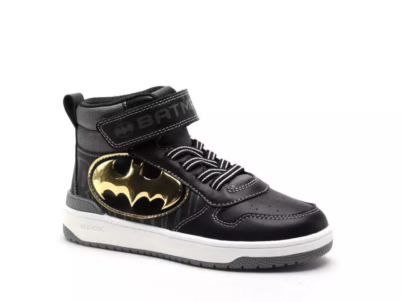 Geox BASKET BATMAN WASHIBA BOY J56LQG Noir Baskets Montantes Garçon