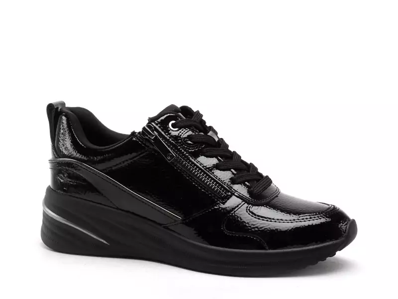 Tamaris 23754 45 Noir Baskets Basses Femme