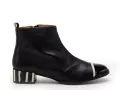 Nemonic 2174 Noir Bottines femme Boots et Bottines à Talons Femme