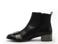 Nemonic 2345 Noir Bottines femme Boots et Bottines à Talons Femme