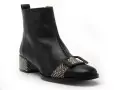 Nemonic 2345 Noir Bottines femme Boots et Bottines à Talons Femme
