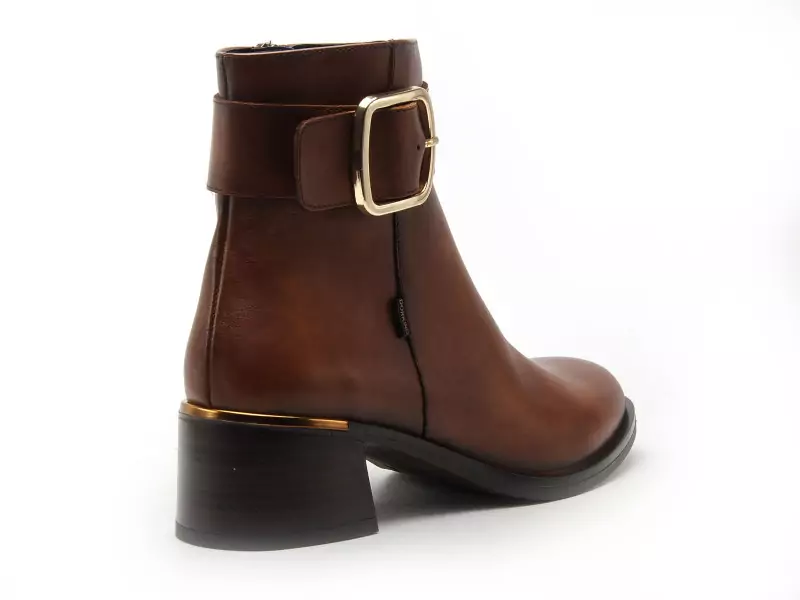 Dorking D9603TO Marron Boots et Bottines à Talons Femme