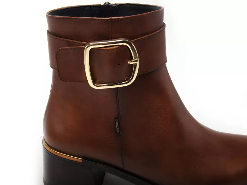 Dorking D9603TO Marron Boots et Bottines à Talons Femme