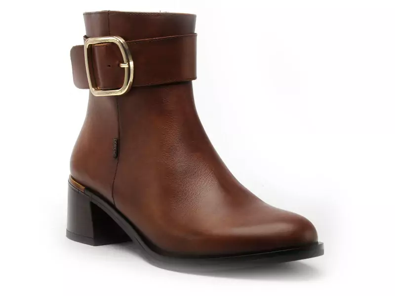 Dorking D9603TO Marron Boots et Bottines à Talons Femme