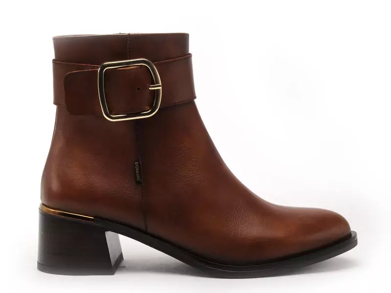 Dorking D9603TO Marron Boots et Bottines à Talons Femme
