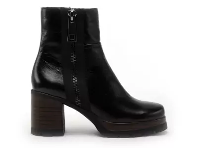 D9413AL Noir Boots et Bottines à Talons Femme
