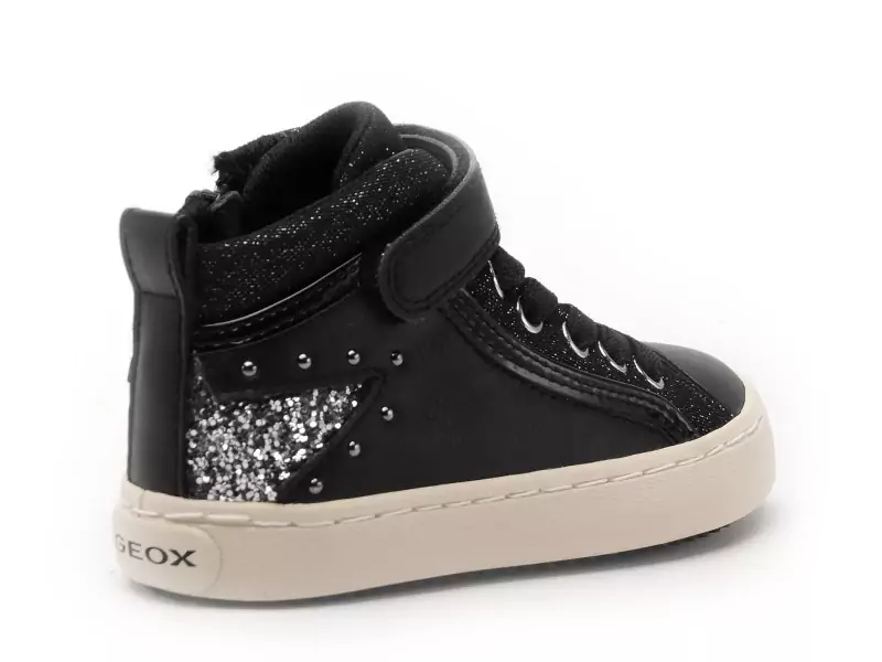 Geox J KALISPERA FILLE J944GM Noir Baskets Montantes Fille