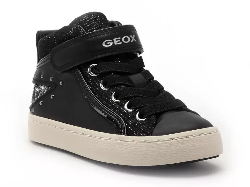 Geox J KALISPERA FILLE J944GM Noir Baskets Montantes Fille