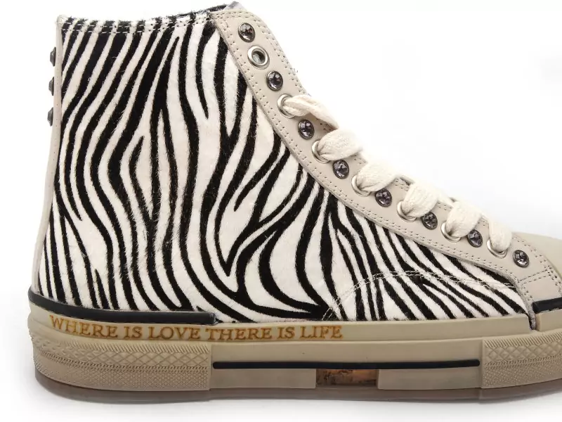 Rebecca white XY51 3V1 Blanc Basket Montante Femme