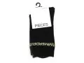 Pieces CHAUSSETTES PCSEBBY LONG GLITTER Noir Accessoires Femme