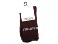 Pieces CHAUSSETTES PCSEBBY LONG GLITTER Bordeaux Accessoires Femme