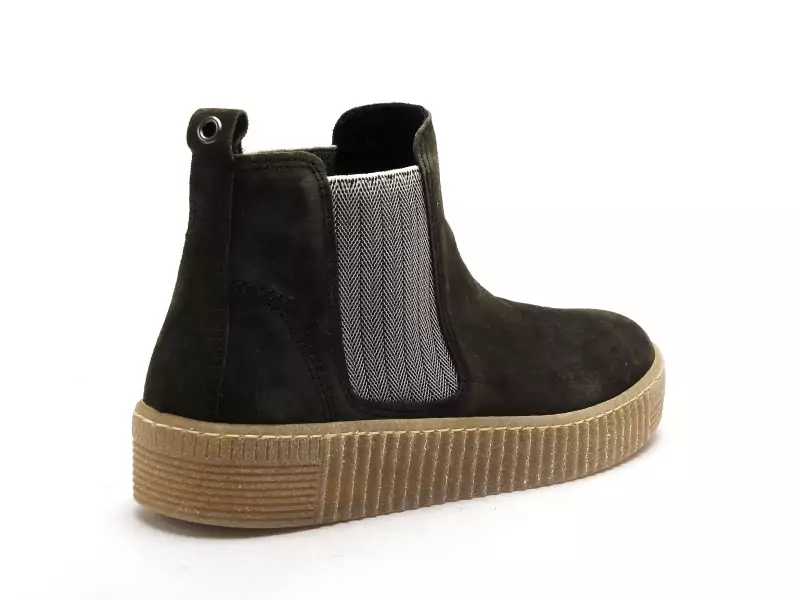 Gabor 73731 Kaki Boots et Bottines Plates Femme