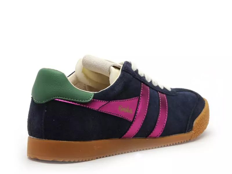 Gola BASKETS ELAN GLITZ CLB490 Bleu Baskets Basses Femme