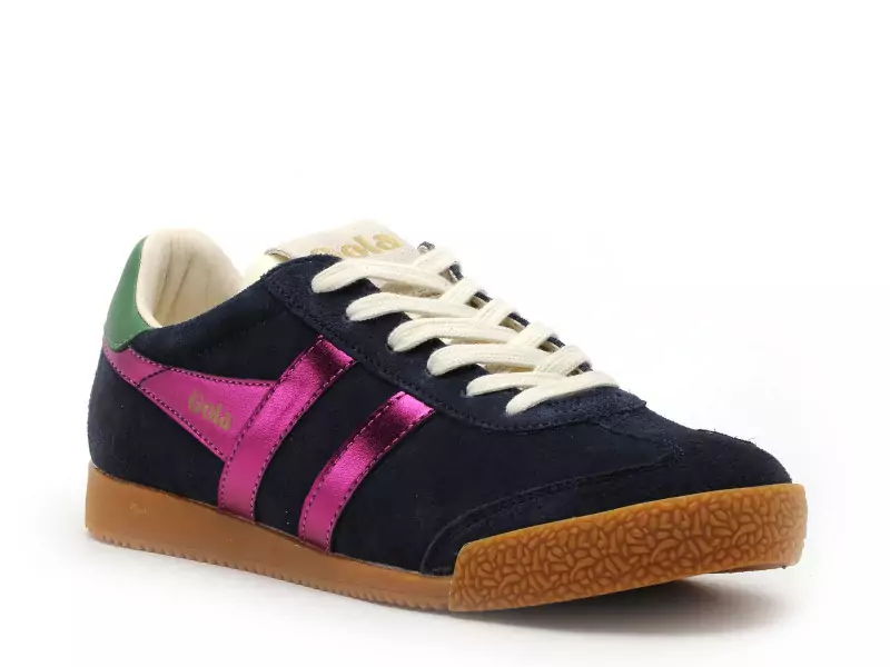 Gola BASKETS ELAN GLITZ CLB490 Bleu Baskets Basses Femme