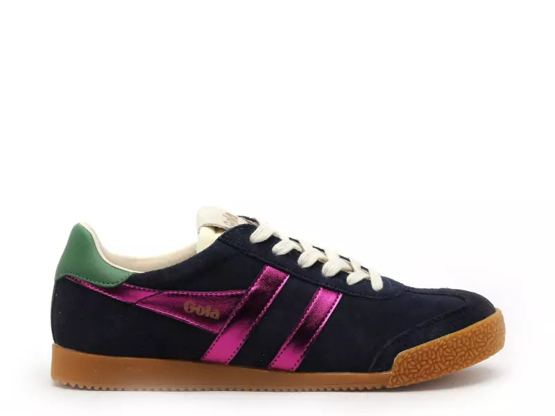 Gola BASKETS ELAN GLITZ CLB490 Bleu Baskets Basses Femme