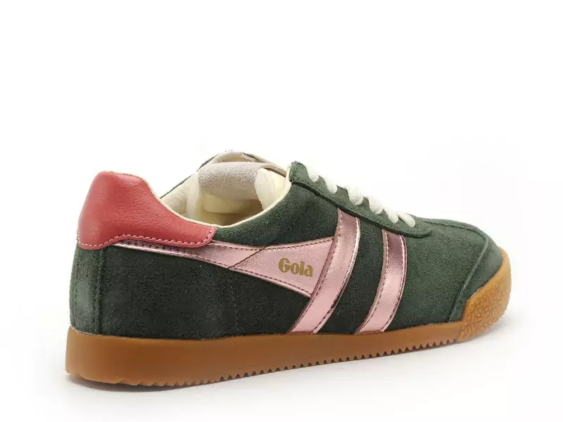 Gola BASKETS ELAN GLITZ CLB490 Vert Baskets Basses Femme